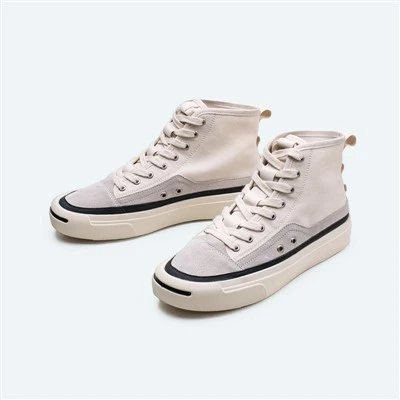 Etykieta High Cut Canvas Shoes Mężczyźni