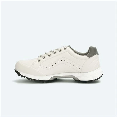 Białe, wysokiej jakości buty golfowe